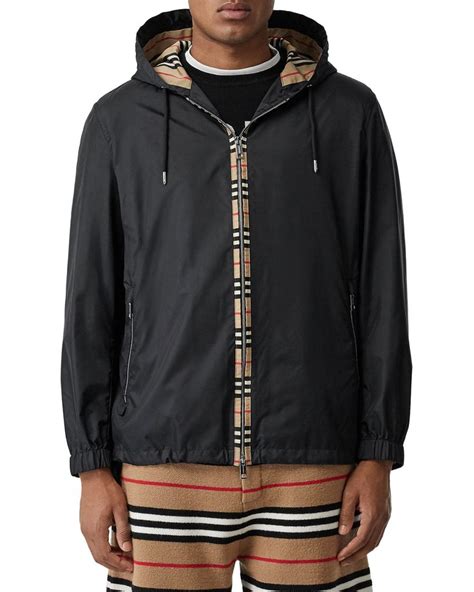 burberry windbreaker men|Burberry men jacket on sale.